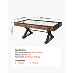 84" Air Hockey Table Air Powered Arcade Table Electronic Scorer Pushers Pucks