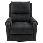 Swivel Rocker Recliner with 8-Mode Massage and Side Pocket