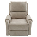 Swivel Rocker Recliner with 8-Mode Massage and Side Pocket