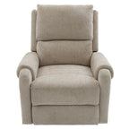 Swivel Rocker Recliner with 8-Mode Massage and Side Pocket