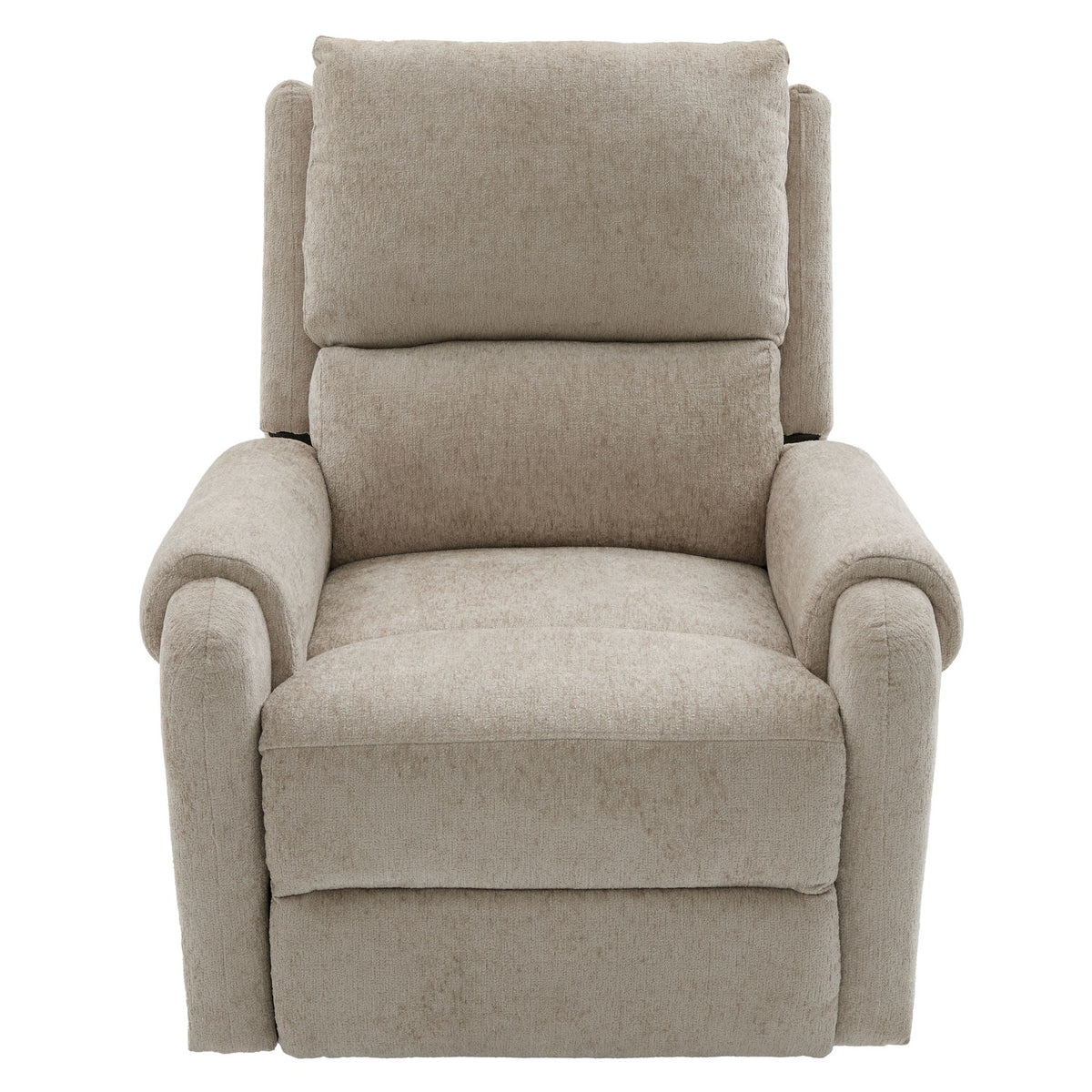 Swivel Rocker Recliner with 8-Mode Massage and Side Pocket