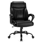 Big and Tall Adjustable High Back Leather Office Chair