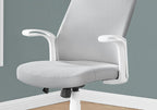 Adjustable High-Back Office Chair with Fixed Armrests