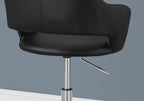 Adjustable Low-Back Office Chair with Integrated Armrests