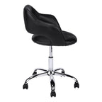 Adjustable Low-Back Office Chair with Integrated Armrests