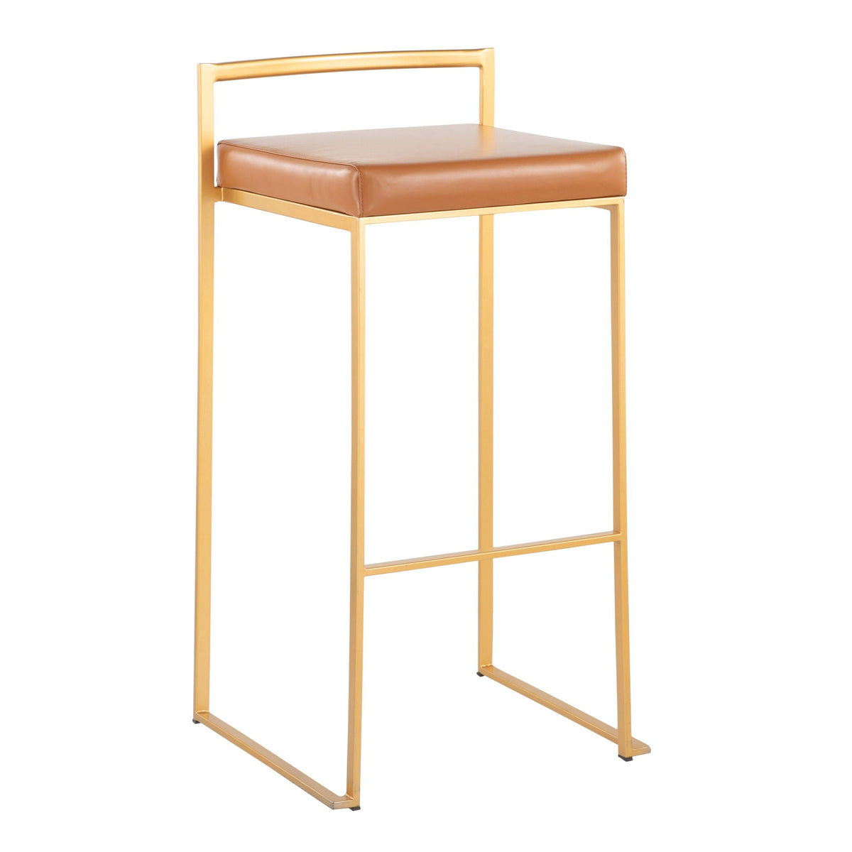Fuji Contemporary Stackable Bar Stools, 2 or 3 Pieces