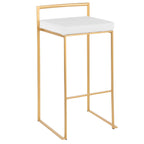 Fuji Contemporary Stackable Bar Stools, 2 or 3 Pieces