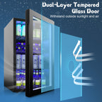 120-Can Beverage Fridge