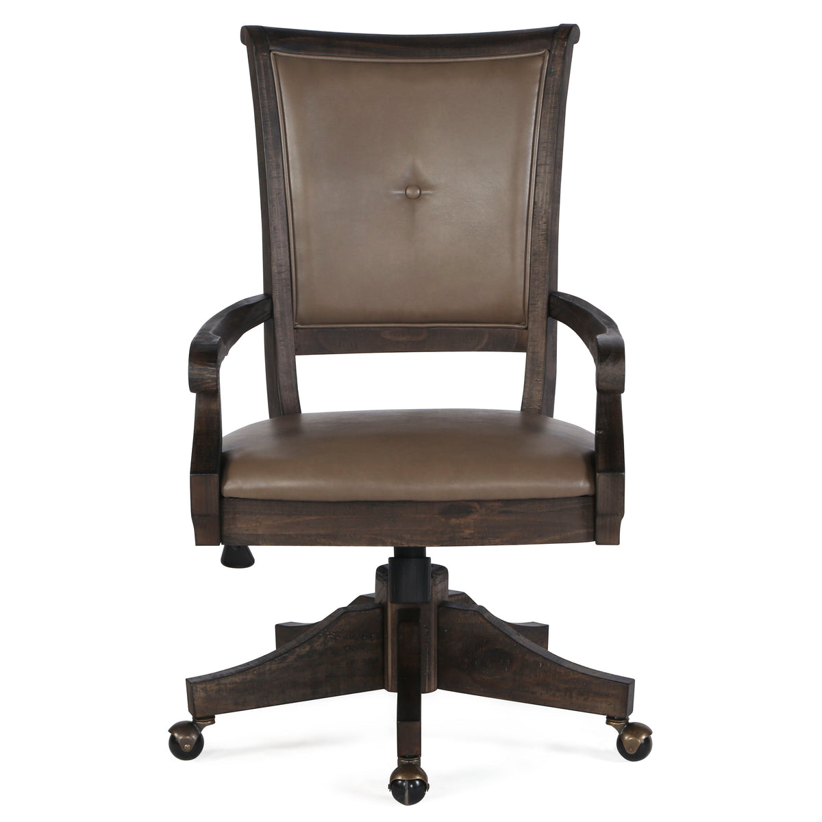 Sutton Place Adjustable Swivel Office Chair in Weathered Charcoal
