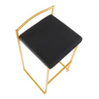 Fuji Contemporary Stackable Bar Stools, 2 or 3 Pieces