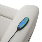 Marsha Light Gray Power Lift Recliner | Heat and Massage