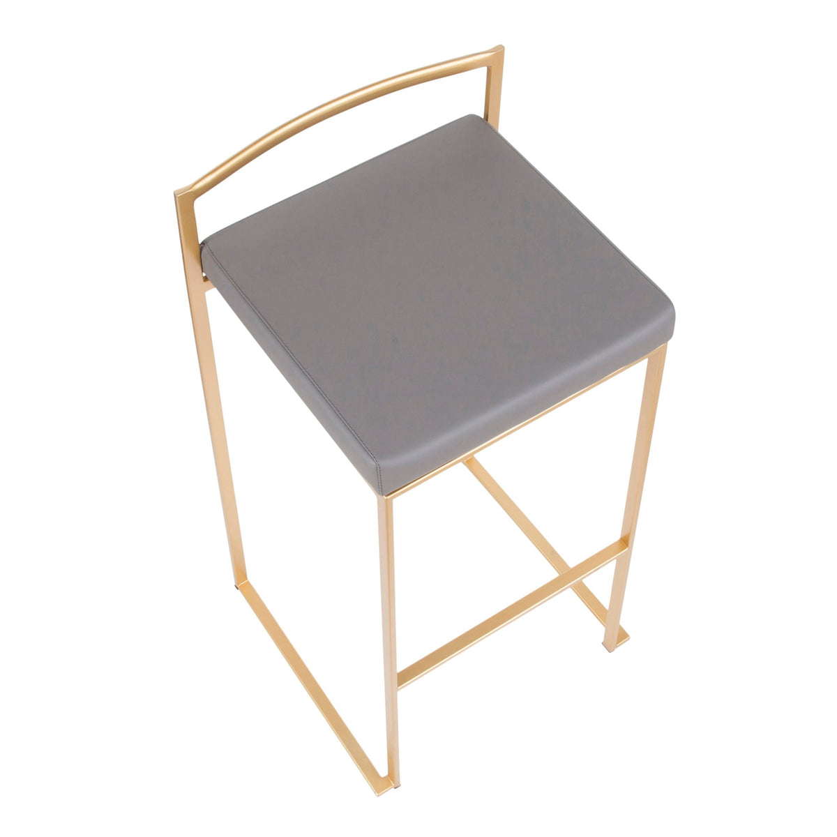 Fuji Contemporary Stackable Bar Stools, 2 or 3 Pieces