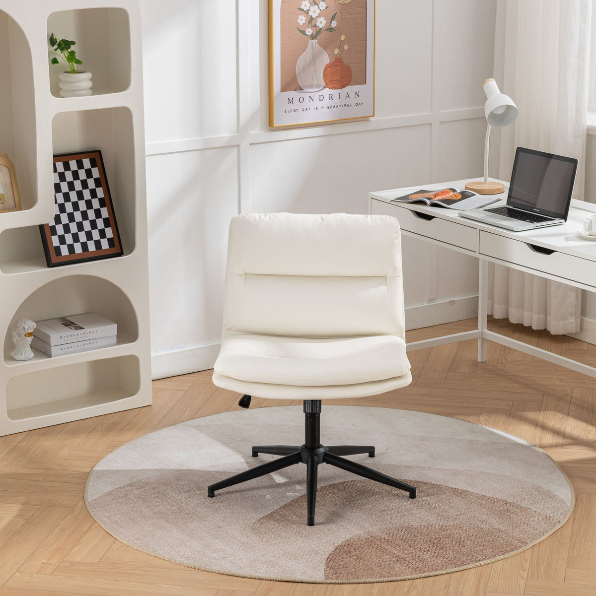 Bizerte Adjustable Wide-Seat Swivel Office Chair