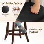 Ergonomic Swivel Bar Stools Set of Two