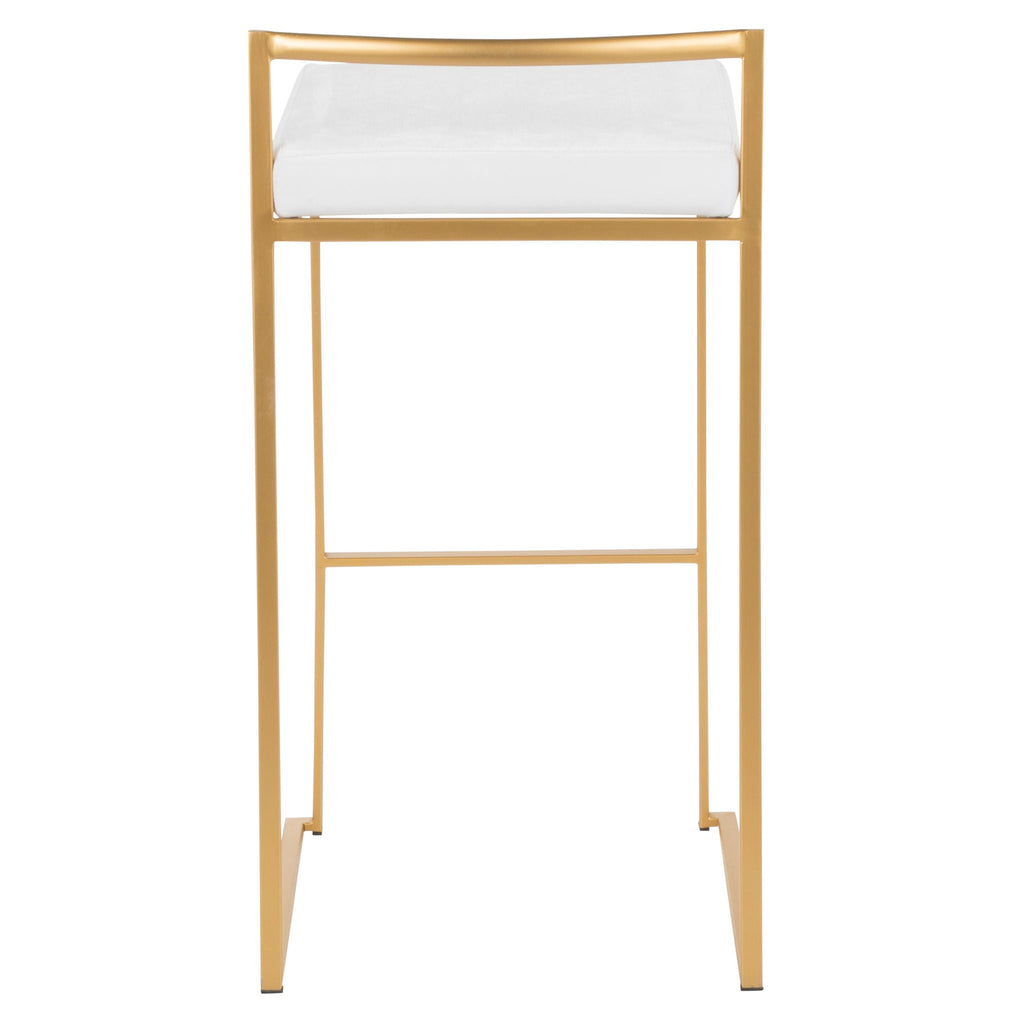 Fuji Contemporary Stackable Bar Stools, 2 or 3 Pieces