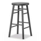 24" Swivel Bar Stools with Footrests - Set of 2