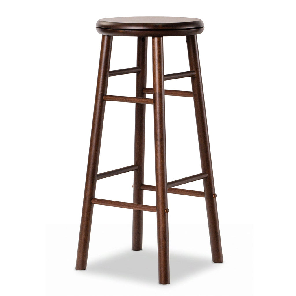 29" Swivel Bar Stools with Footrests - Set of 2