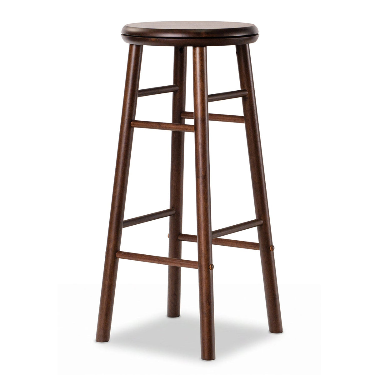 29" Swivel Bar Stools with Footrests - Set of 2