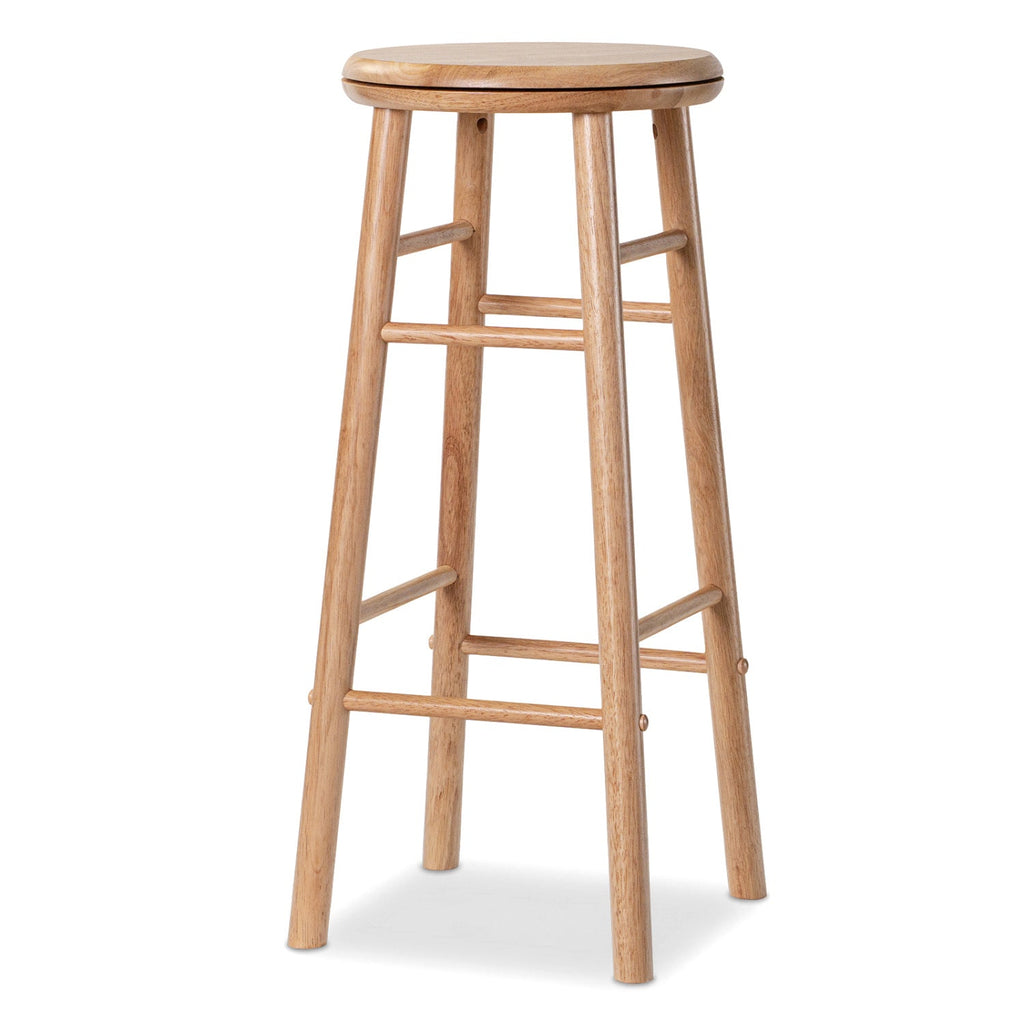 29" Swivel Bar Stools with Footrests - Set of 2