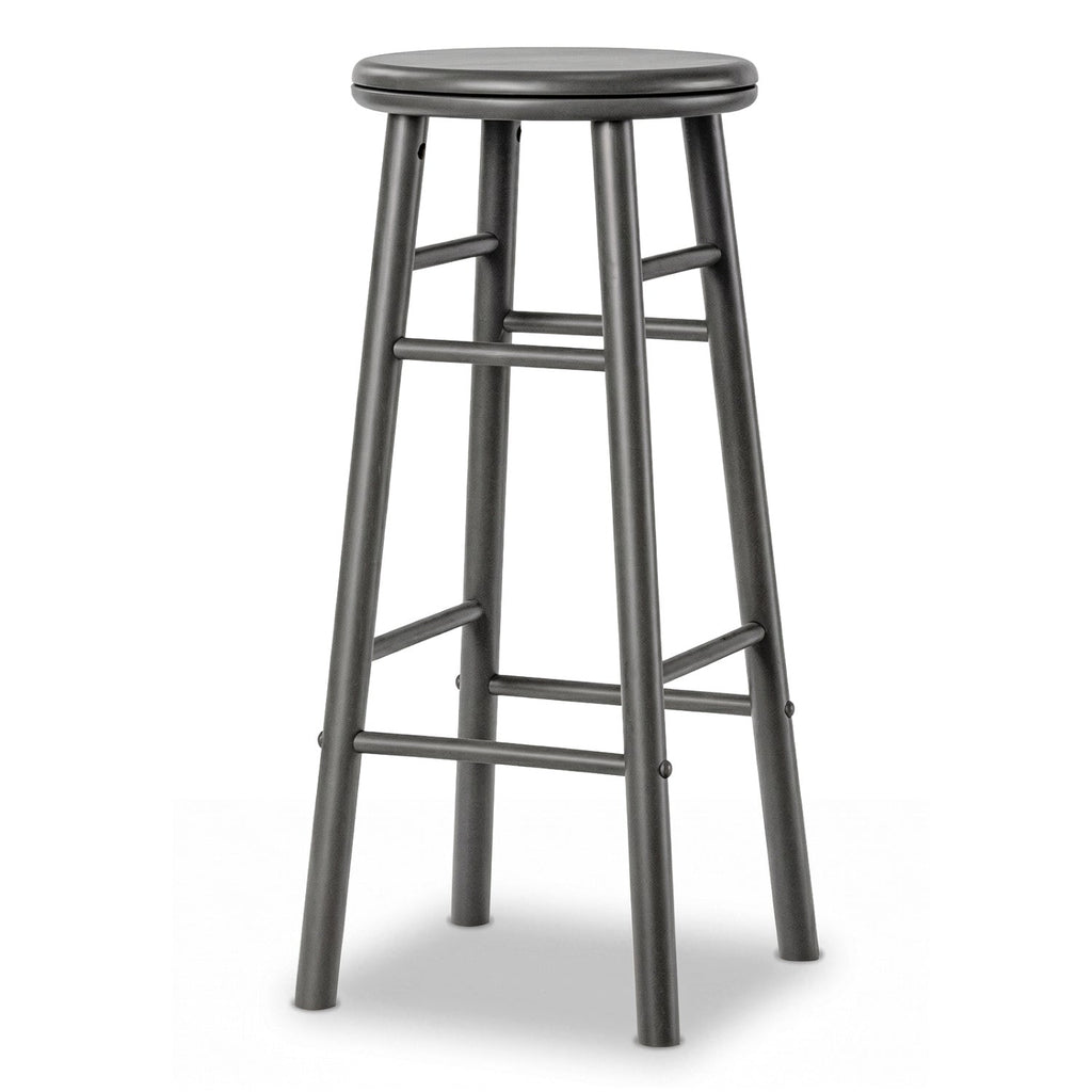 29" Swivel Bar Stools with Footrests - Set of 2