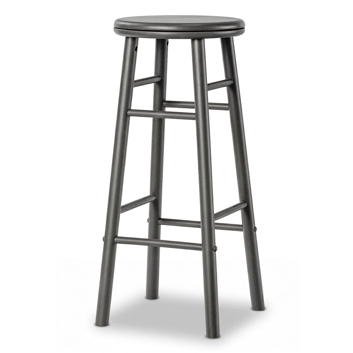 29" Swivel Bar Stools with Footrests - Set of 2