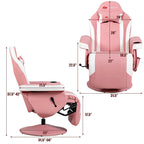 Ergonomic High Back Massage Gaming Chair with Pillow