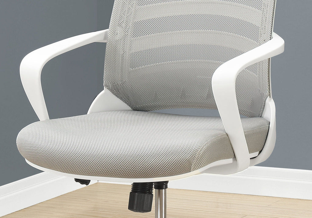 Adjustable Mid-Back Ladder-Back Office Chair