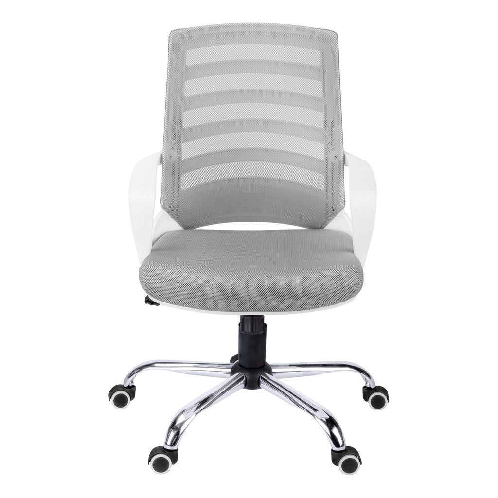 Adjustable Mid-Back Ladder-Back Office Chair