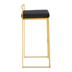 Fuji Contemporary Stackable Bar Stools, 2 or 3 Pieces