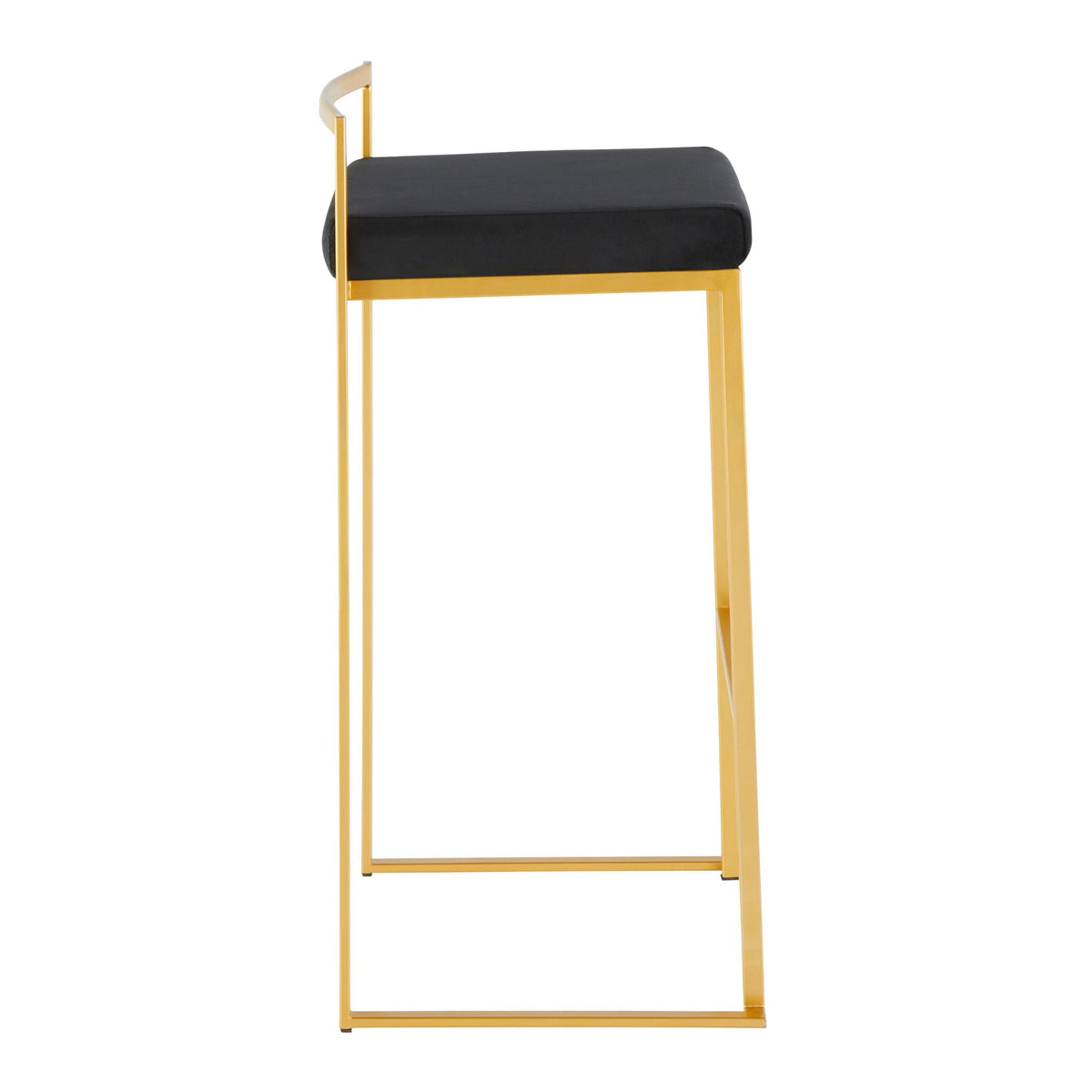 Fuji Contemporary Stackable Bar Stools, 2 or 3 Pieces