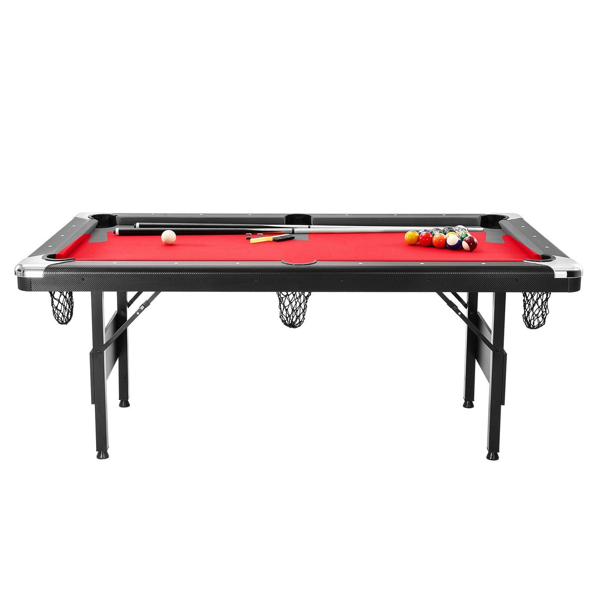 VEVOR 6.3 ft Folding Pool Table | Accessories Included