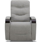 Fabric Power Swivel Glider Rocker Recliner Chair Light Grey