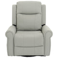 Manual Recliner Chair with 270° Swivel, Massage & Heating