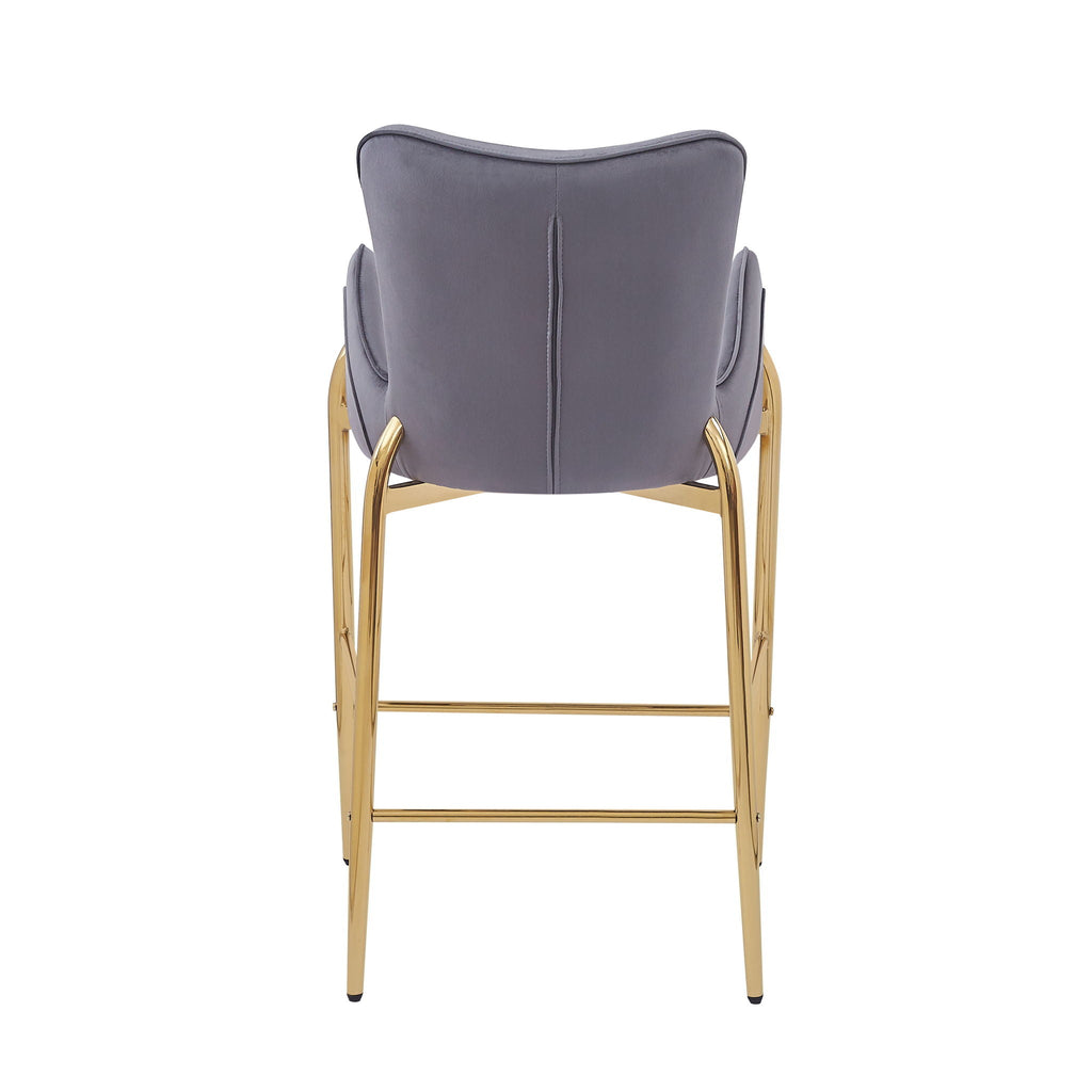 Fabric Counter Height Bar Stools (Set of 2)
