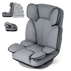 360 Degree Swivel Floor Gaming Chair with 6-Position Adjustable Backrest and Sponge Filling