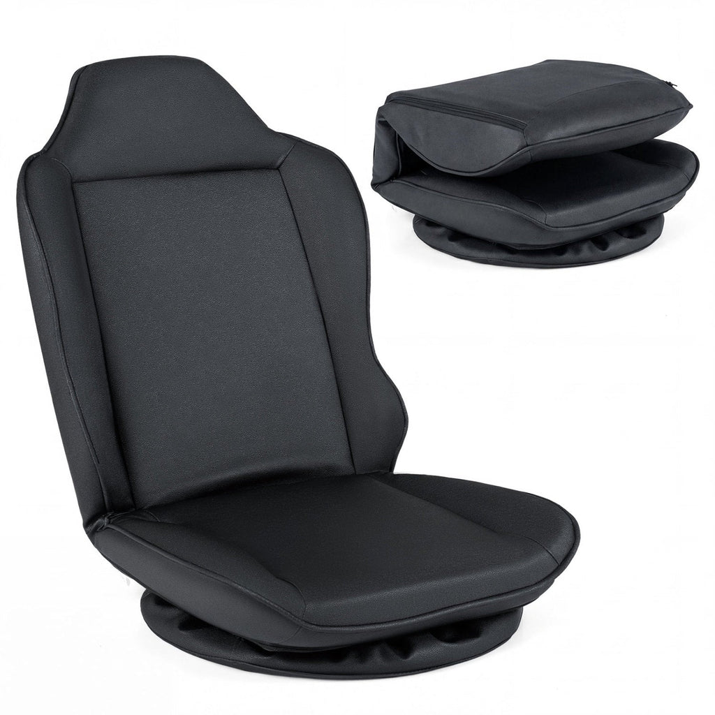 360° Swivel Floor Gaming Chair with Adjustable Backrest
