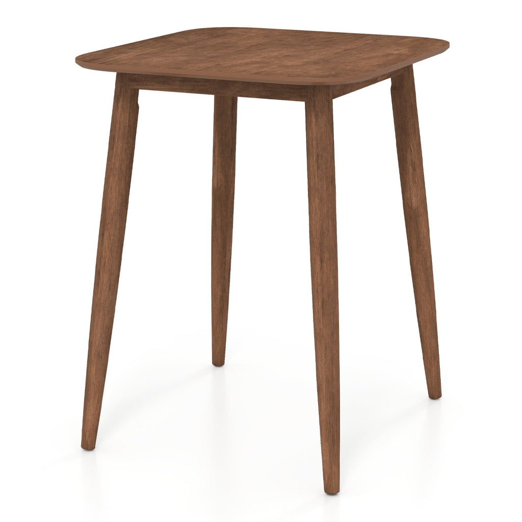 Counter Height Bar Table 36" with Solid Rubberwood Legs