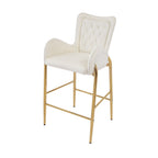 Fabric Counter Height Bar Stools (Set of 2)