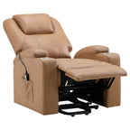 Macklin Power Lift Recliner with Heat, Massage, and Dual Cup Holders
