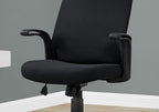 Adjustable High-Back Office Chair with Fixed Armrests