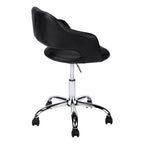 Adjustable Low-Back Office Chair with Integrated Armrests