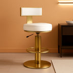 White Counter Height Bar Stools With Adjustable Height