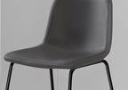 Upholstered Curved-Back Bar Stool