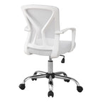 Adjustable Mid-Back Office Chair with Wide Padded Seat