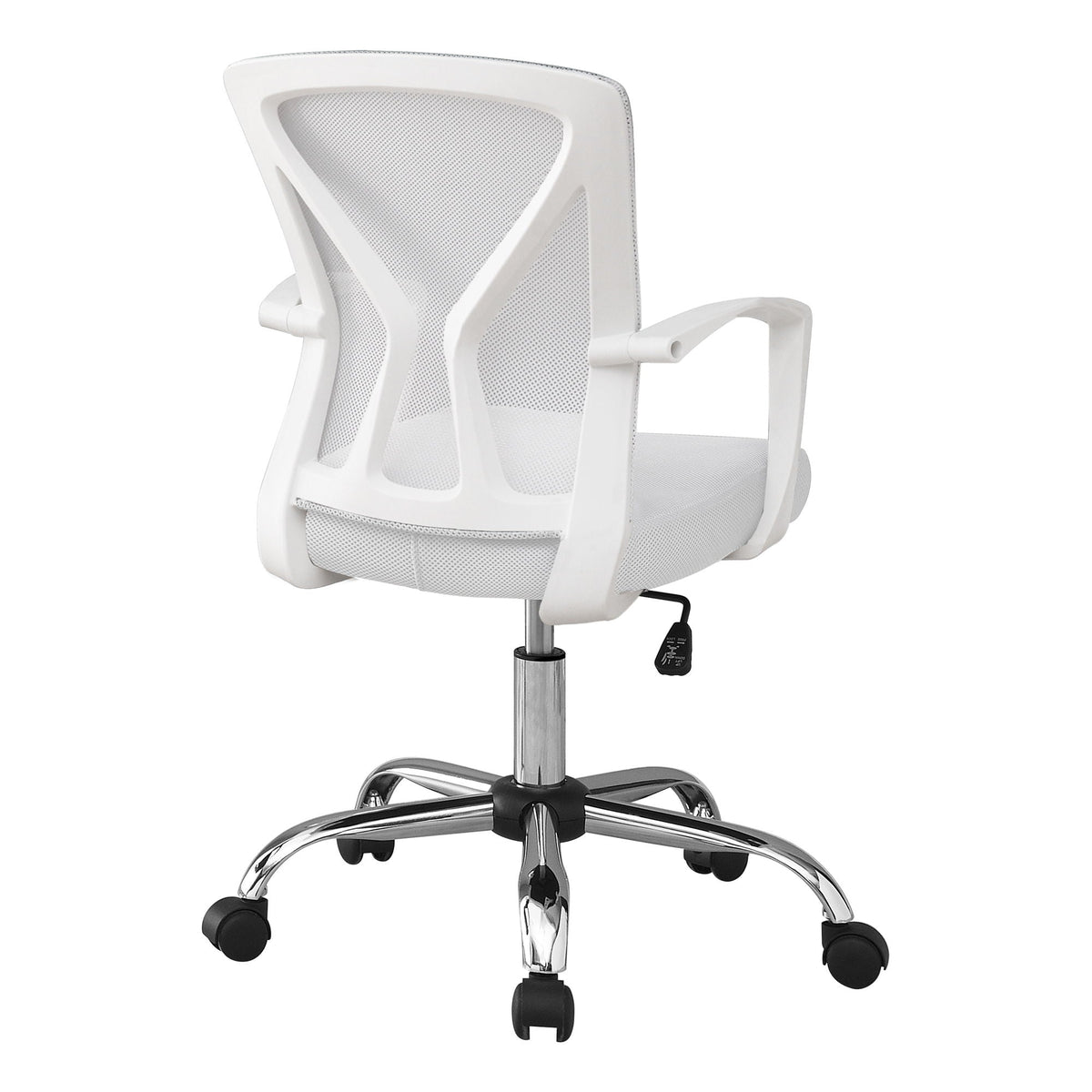 Adjustable Mid-Back Office Chair with Wide Padded Seat
