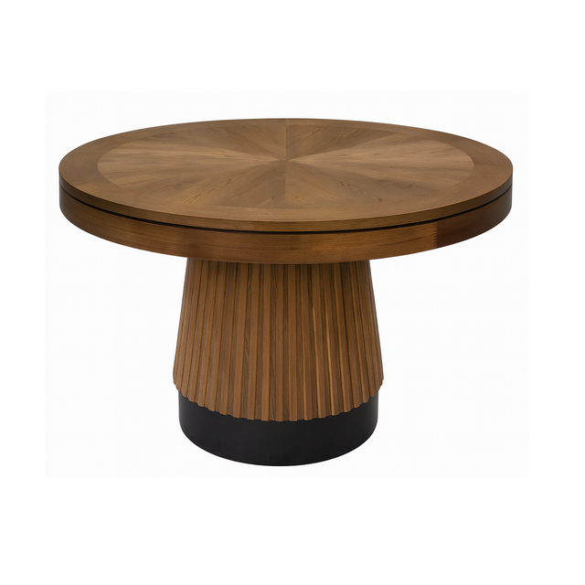 Prohibition Series Poker Table, 2 in 1, 48", Walnut by RAM Game Room