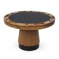 Prohibition Series Poker Table, 2 in 1, 48", Walnut by RAM Game Room