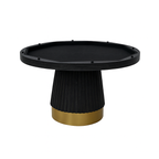 Prohibition Series Poker Table, 2 in 1, 48", Black by RAM Game Room