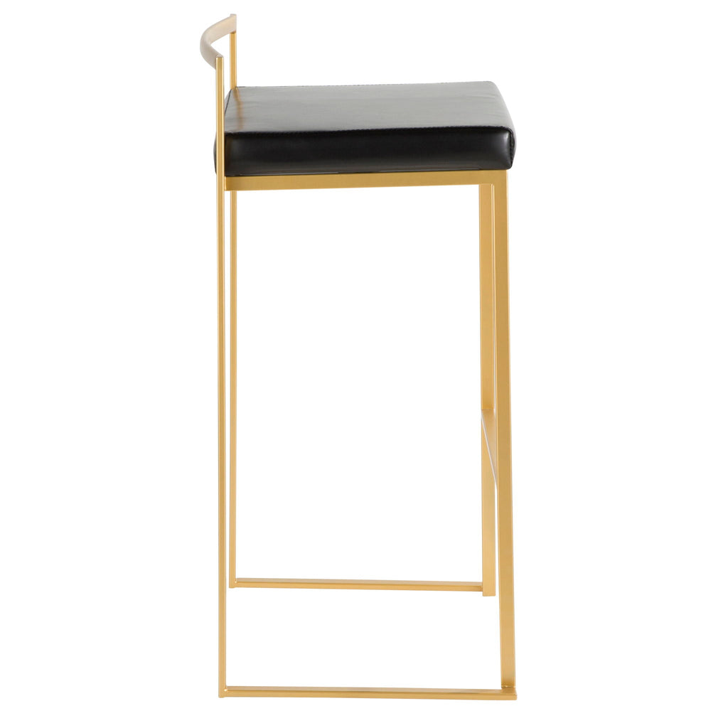 Fuji Contemporary Stackable Bar Stools, 2 or 3 Pieces