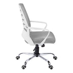 Adjustable Mid-Back Ladder-Back Office Chair